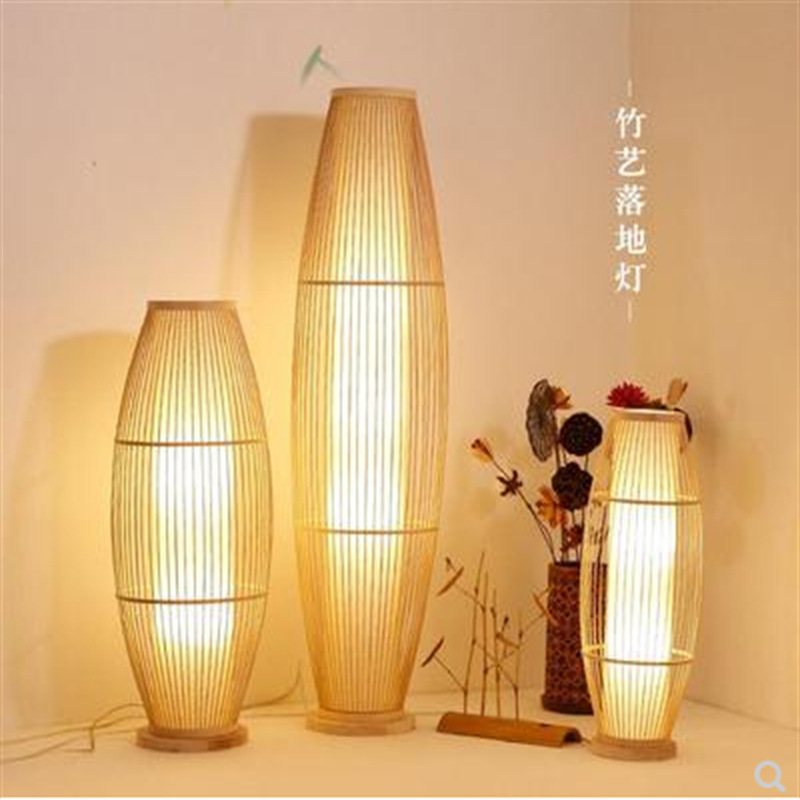Japanese Style Bamboo Floor Lamp Creative Living Room Tea Room Bedroom Chinese Style Antique Hotel Homestay Atmosphere Bedside Small Table Lamp Japanese Style Bamboo Floor Lamp Creative Living Room Tea Room Bedroom Chinese Style Antique Hotel Homestay Atmosphere Bedside Small Table Lamp
