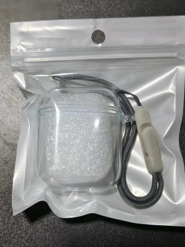 适用苹果Airpodspro3/4代新款简约普通透明素材TPU高级感耳机壳套|undefined