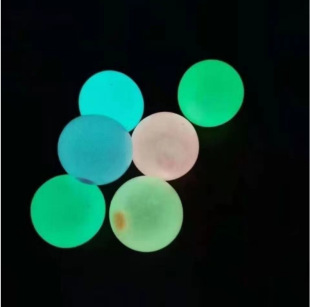 Cross-border sticky ball glowing throwing sticky ball children's sticky target ball luminous sticky wall ball decompression toy ceiling ball