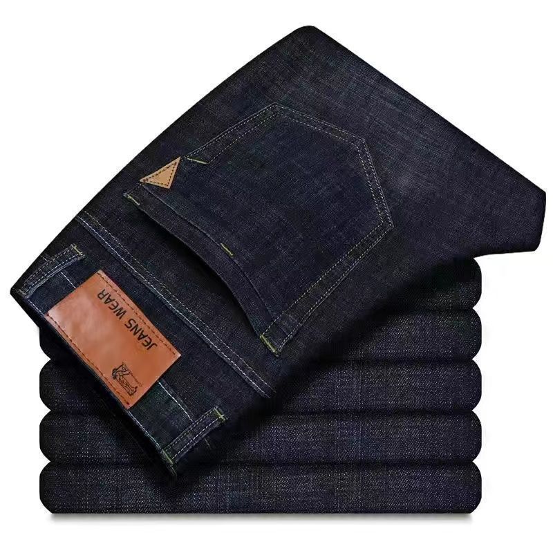 Men's Jeans New Stretch Straight Loose Comfortable Pants Spring and Summer New Business Casual Slim-fit All-match Men's Pants Men's Jeans New Stretch Straight Loose Comfortable Pants Spring and Summer New Business Casual Slim-fit All-match Men's Pants
