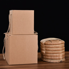 普洱茶七餅紙箱子357克茶白茶桶箱收納手提箱茶葉禮品包裝盒德創