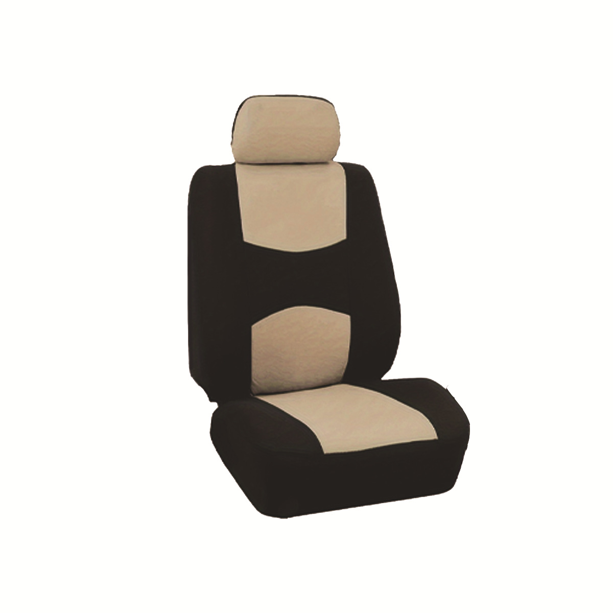 Fundas universales de tela para asientos de coche, superventas transfronterizas, diseño sencillo con bloques de color, fundas de cojín suaves y cómodas al por mayor.