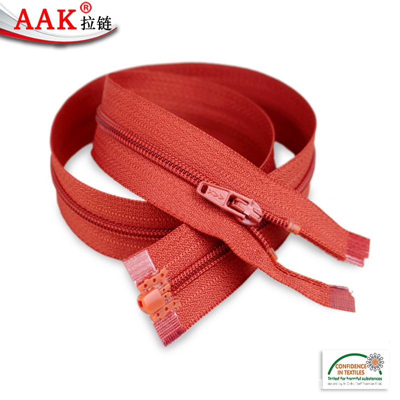 AAK拉链品牌 3#号尼龙开尾拉链羽绒服外套尼龙开口拉链