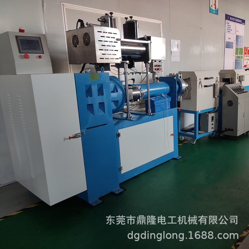鼎隆机械供应高速智能新款硅胶管/条/异型材挤出机硅胶喂料机