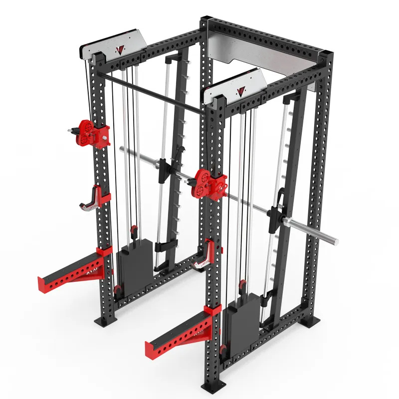 REP Smith casero pequeño pájaro entrenador integral de fitness push push-up sentadilla multifuncional pórtico rep