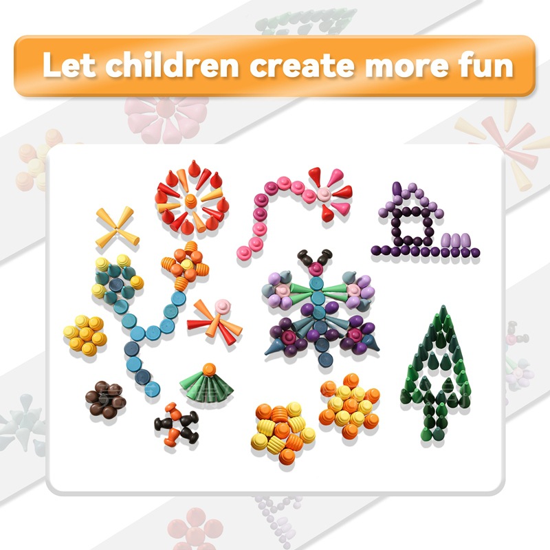 Nordic ins estilo cambiante del arco iris Bloques de Construcción Para Niños jengle pila de música juguetes educativos de educación temprana Montessori material didáctico
