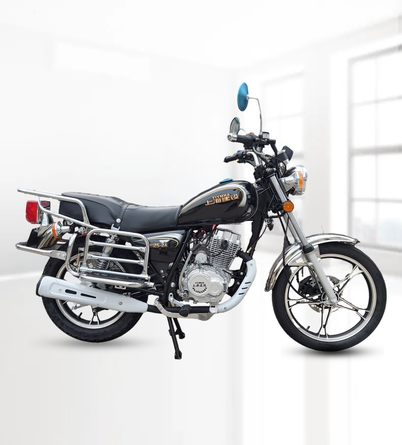 Cross-border Motorcycle: New GN125 150CC Jianshe Prince model, National IV standard, fuel-injected two-wheeled motorcycle
