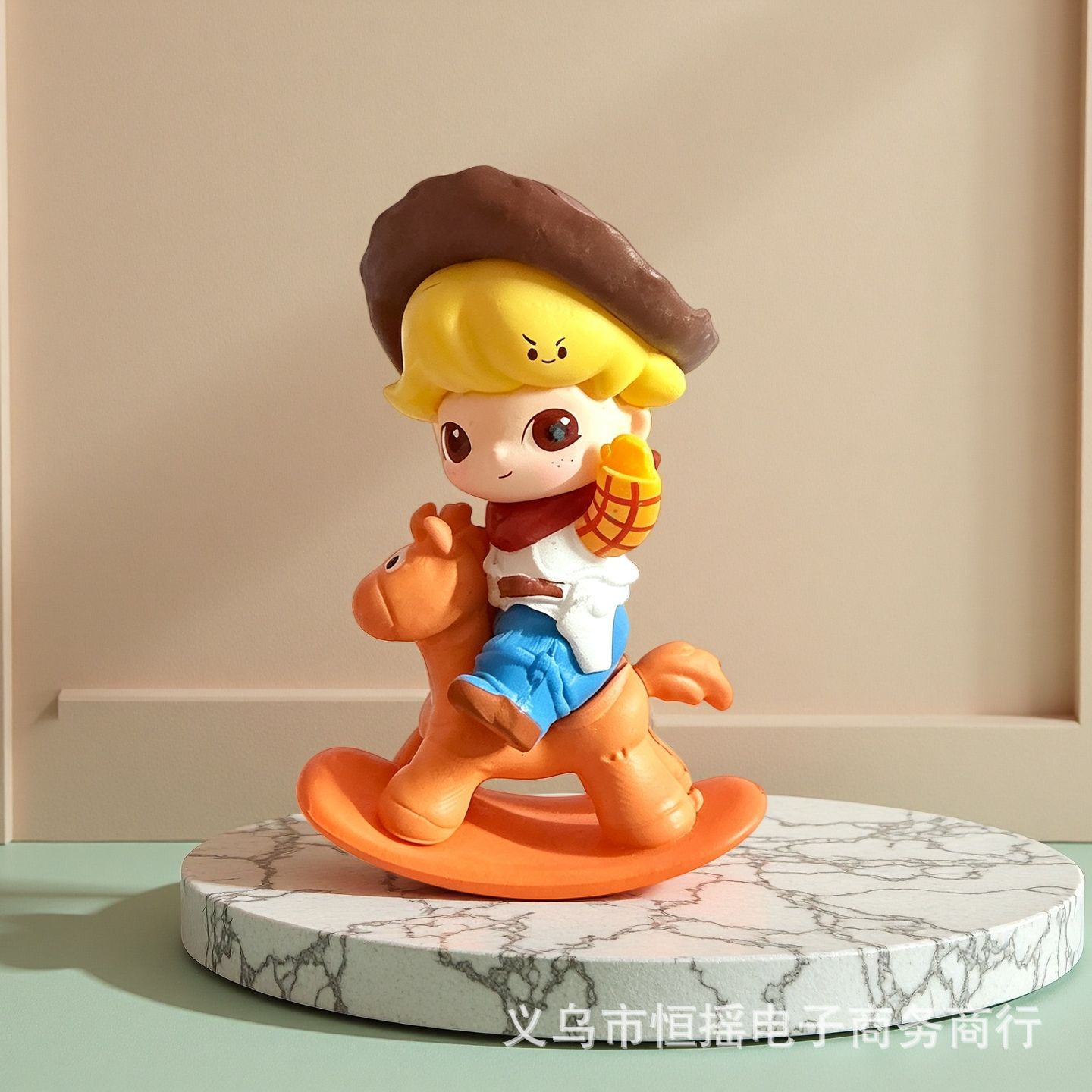 Popular decorative item: Cute Dimoo doll, a Pixar-themed dashboard accessory and phone charm for cars