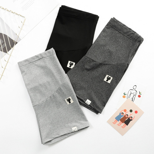 Maternity pants, summer maternity three-quarter pants, anti-exposure ice silk cool pants, shorts