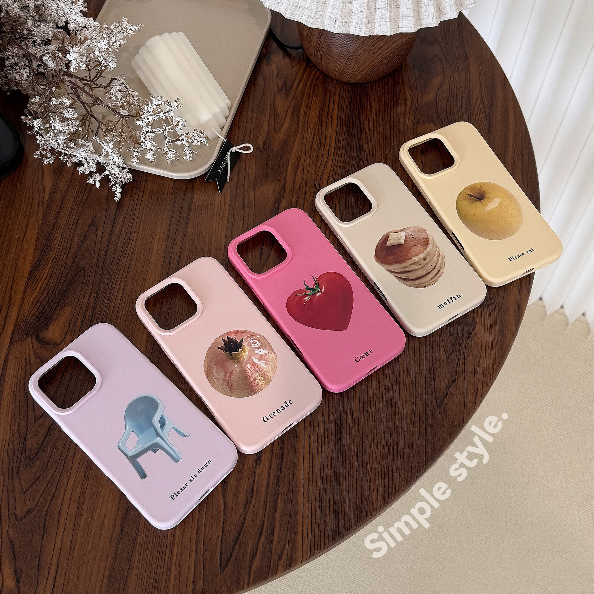 Feng Shui Fruit Phone Case Artistic Silicone Cover For Iphone_voghion.com