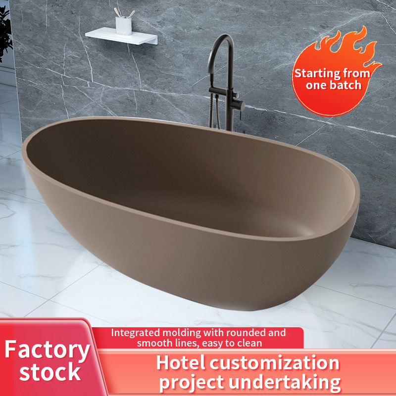 Artificial Stone Bathtub Small Apartment Artificial Stone Matte Bathtub Wholesale Household 1.8m Large Size Double Bathtub Artificial Stone Bathtub Small Apartment Artificial Stone Matte Bathtub Wholesale Household 1.8m Large Size Double Bathtub