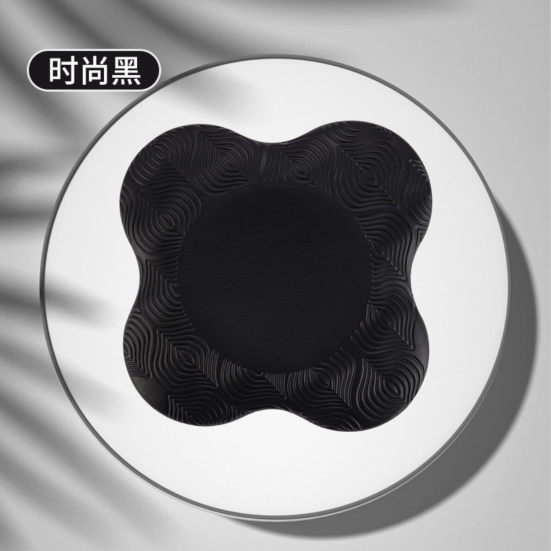 요가 무릎 매트 블랙 원