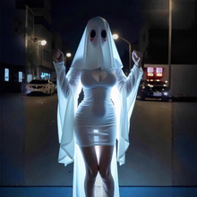 純欲镂空幽灵裙万圣幽灵COS制服诱惑J简约露背约会战袍3041