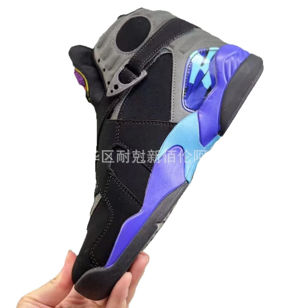 Comercio exterior transfronterizo Putian zapatos Joe8 postemporada alta aj8 negro y rojo camuflaje velcro completo zapatos de baloncesto deportivo casuales image 5
