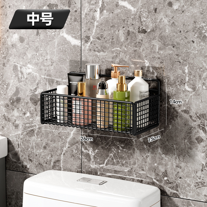 トイレの棚は穴を開けないでください。浴室の壁掛け洗面シャワー室の壁に神器トイレ用品を収納します。|undefined