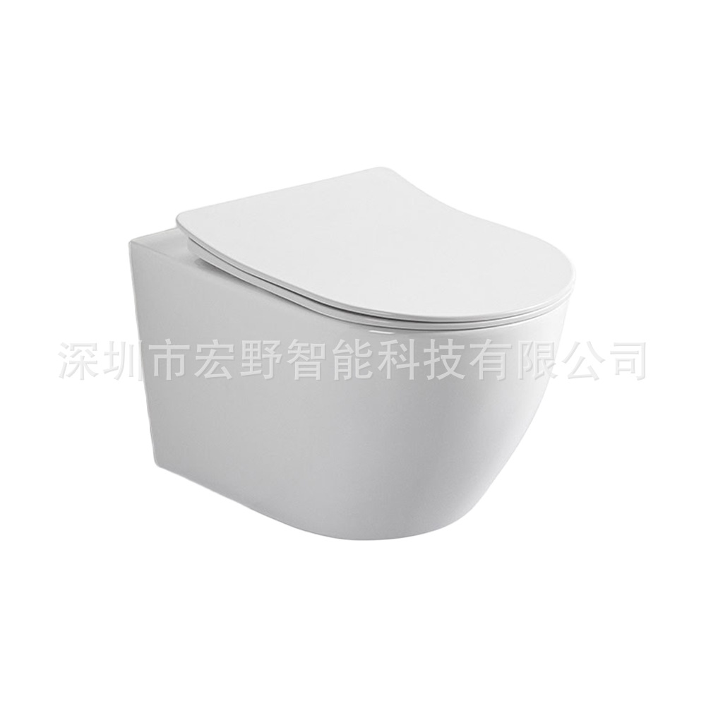 出口低价工程南非洲挂便器壁挂马桶toilet墙排直冲坐便器中东印度