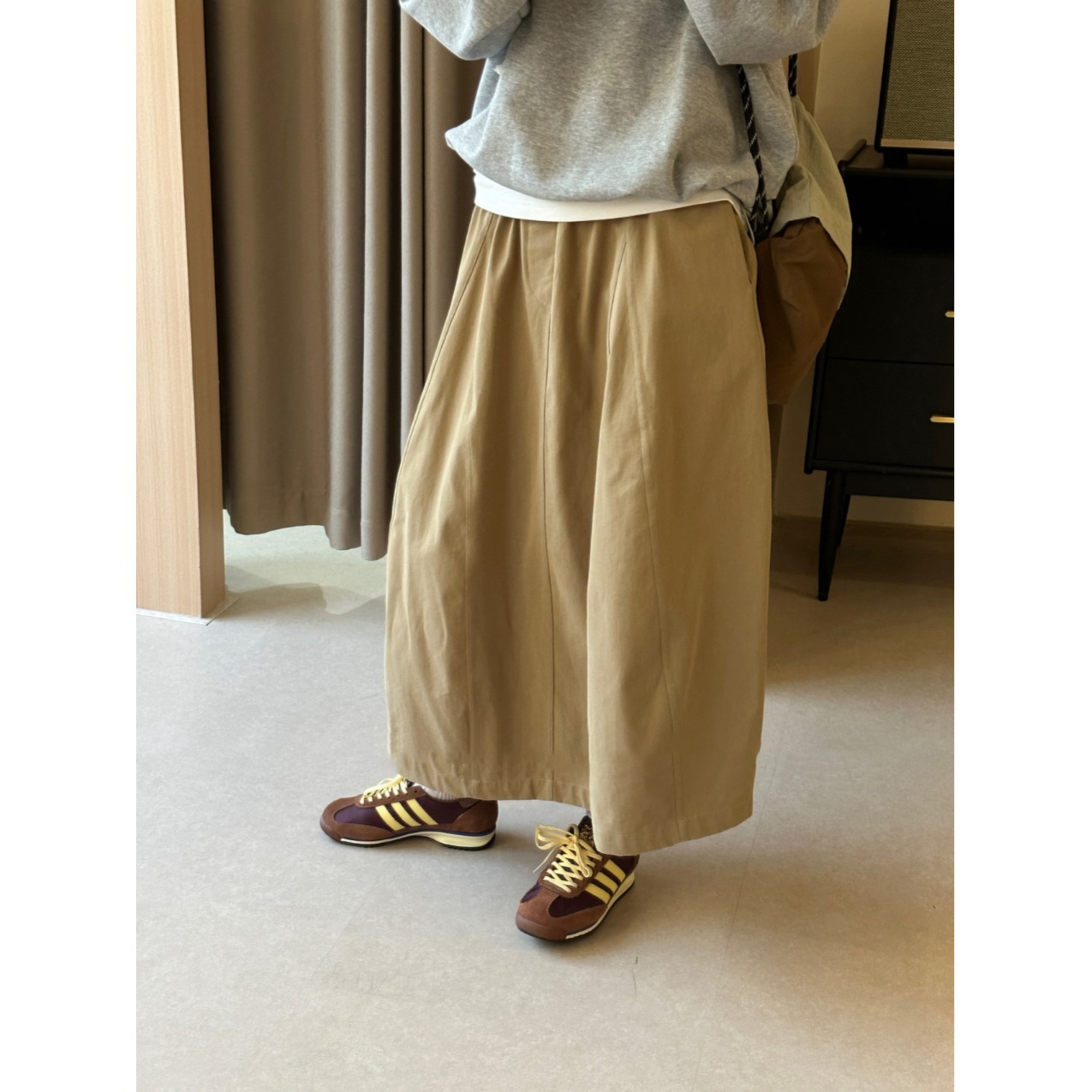 Luxury Brand Discount Store Japanese Export First-Line Brand Autumn and Winter Loose Silhouette Mountain Workwear Skirt Skirt for Women