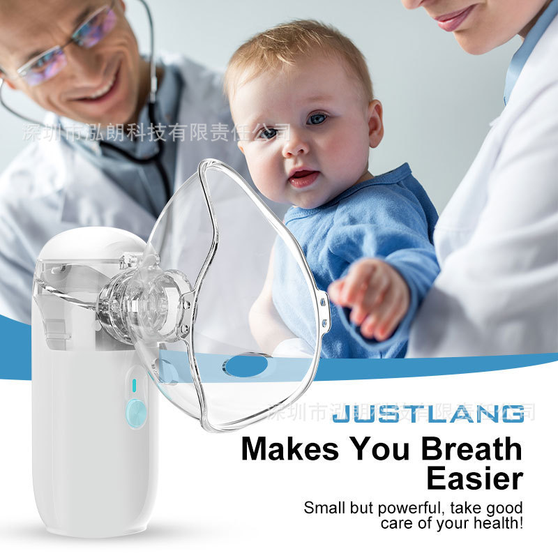 Rechargeable Handheld Micro-Mesh Nebulizer, Convenient Children's Nebulizer, Portable Home-Use Ultrasonic Nebulizer for Adults