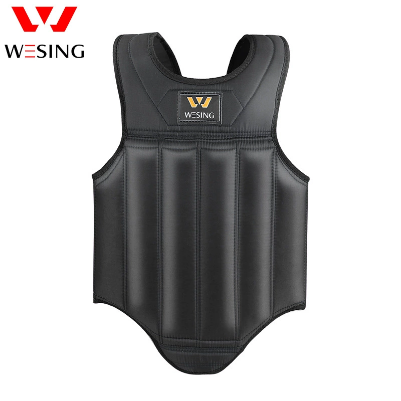 九日山 Oxford Black Body Bad Fighting Breast Protective Children Sanda Training Armor Cross -border Wholesale