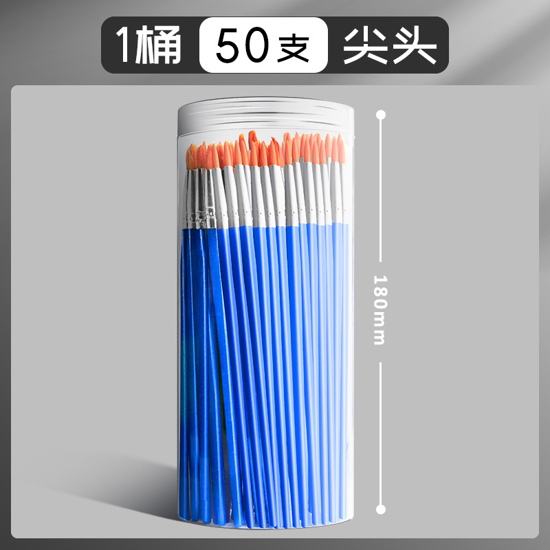 Juego de bolígrafos de gouache, bolígrafos de acuarela, pinceles de pintura al óleo acrílica, pinceles de dibujo, pinceles de pintura, pinceles de nailon, juego completo de pinceles