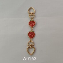 包包延长链珍珠金属链条配件爱心加长扣包带单肩麻将包腋下包