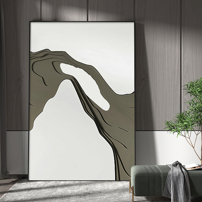 River Modern Light Luxury Model Room Porch Decorative Painting Minimalist Large Floor Living Room Mural Painting Corridor Dining Room Hanging Painting