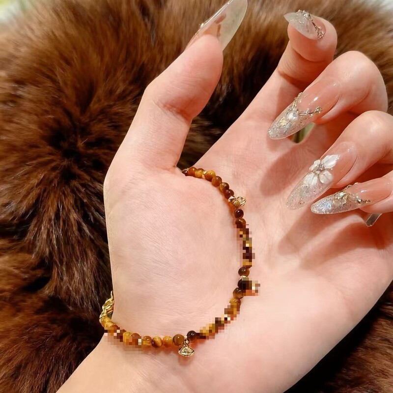 Rolla Rose Ivy Five-Leaf Clover Bracelet White Mother-Of-Pearl Malachite Light Luxury Jewelry