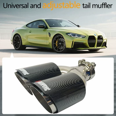 Avtomobil Ak Scorpion loqosu Y tipli ikili səsboğucu ucluq 63*89