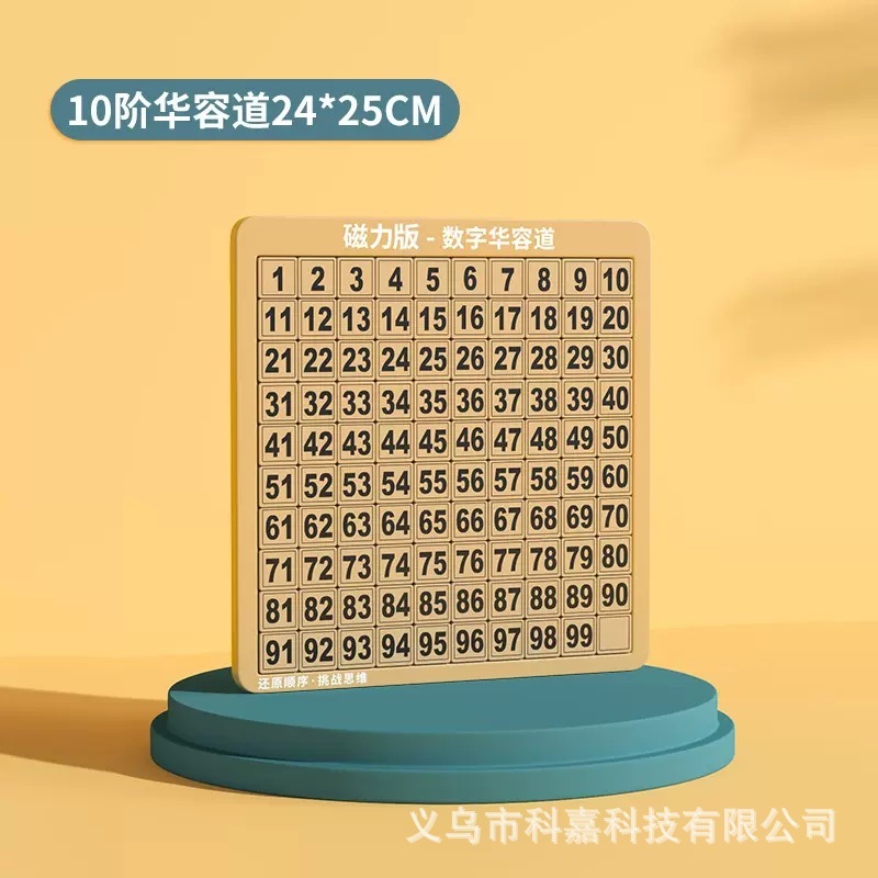 磁石吸引力三国デジタル華容道数学パズル児童学生集中力趣味知育突破玩具|undefined