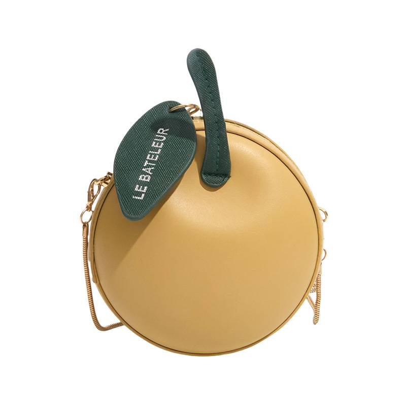 Women's Trendy Small Round Crossbody Bag With Elegant Chain Strap_voghion.com