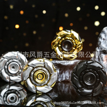 暴躁08陀螺躁动锌合金旋转开甲联动指尖陀螺edc解压玩具