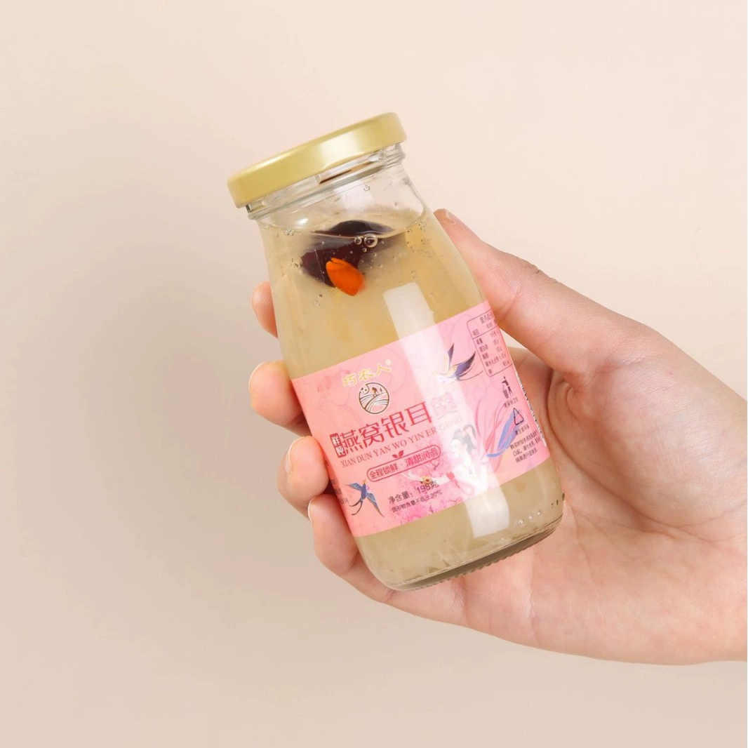 Свежее тушеное Птичье гнездо, серебряные ухи, производители супа Чистая красная еда, медицинские напитки, открытая крышка, невареные продукты быстрого приготовления оптом