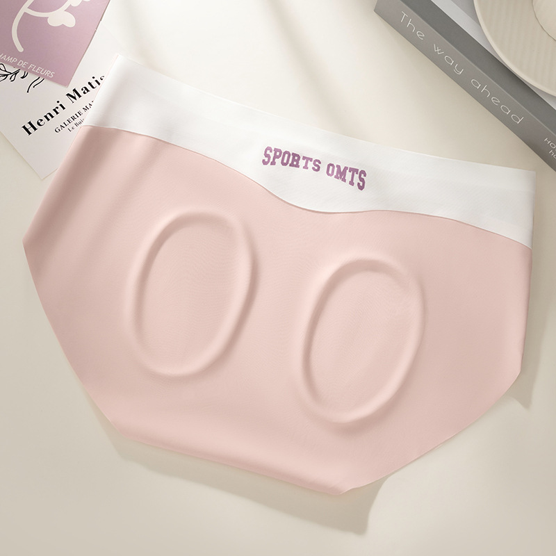 Hielo sin costuras, nalgas de melocotón, ejercicio de yoga, niña invisible sin costuras, calzoncillos antibacterianos de grado 10A, calzoncillos de mujer