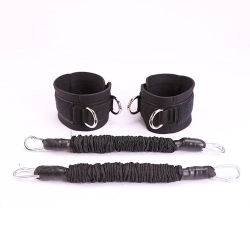 Taekwondo bounce step training tension rope leg strength resistance band ankle tension band training elastic rope