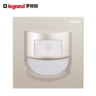 Roglang Milan gold floor lamp embedded human body induction corridor wall lamp 86-type aisle LED night light