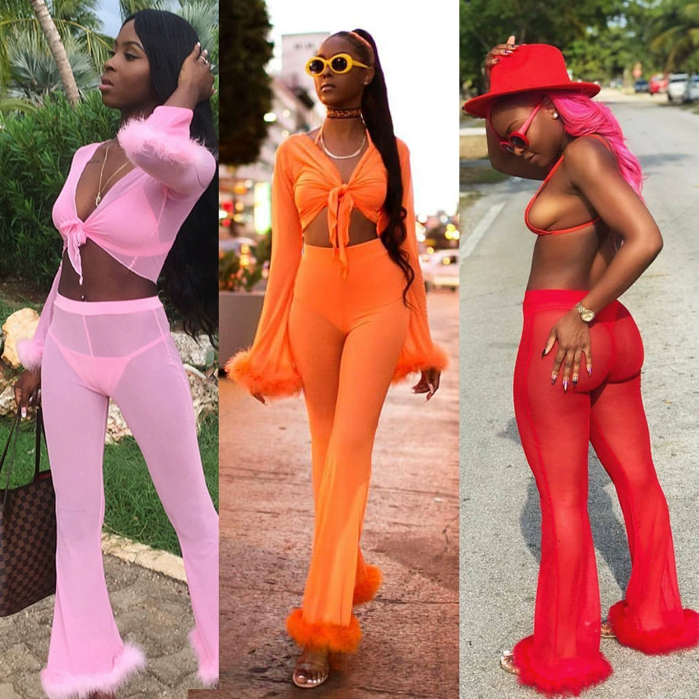 B9152 Amazon AliExpress желает европейской и американской одежды, сексуальный плюшевый шифоновый комплект из четырех предметов чистого цвета