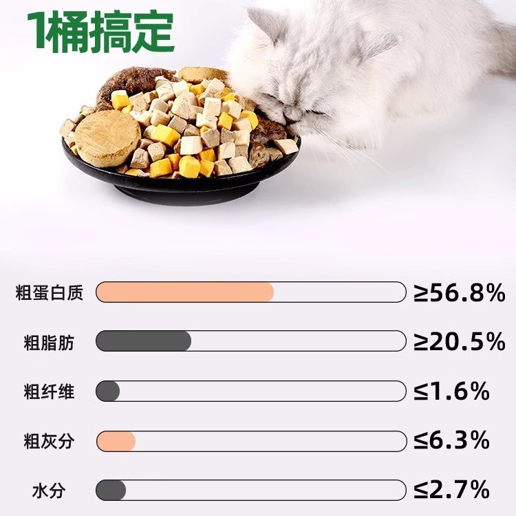 Bocadillos congelados para gatos, yemas de huevo, granos de pollo, pechos de pollo, barril de carne seca para perros, barras de nutrición para aumentar el peso, mejilla de cabello