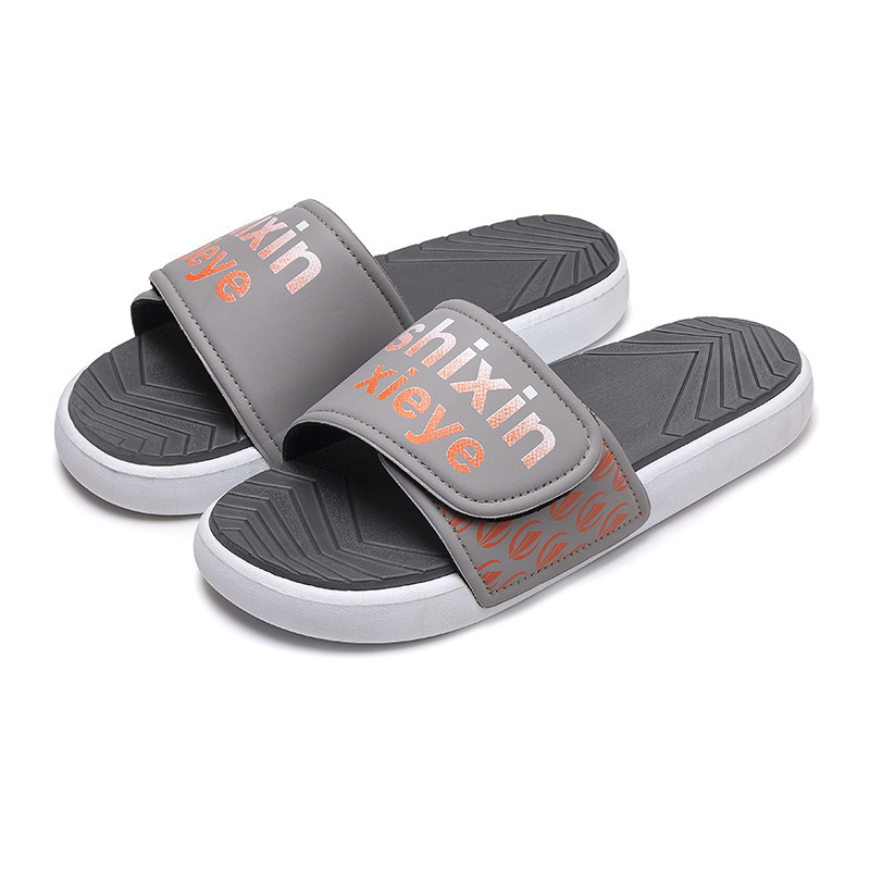 外着屋外スリッパ男性一字引き夏サンダル滑り止め欧米トレンド男性スリッパslippers|undefined