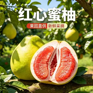 海南三红柚新鲜水果红心柚子当季蜜柚多汁水皮薄肉厚福建包邮发货