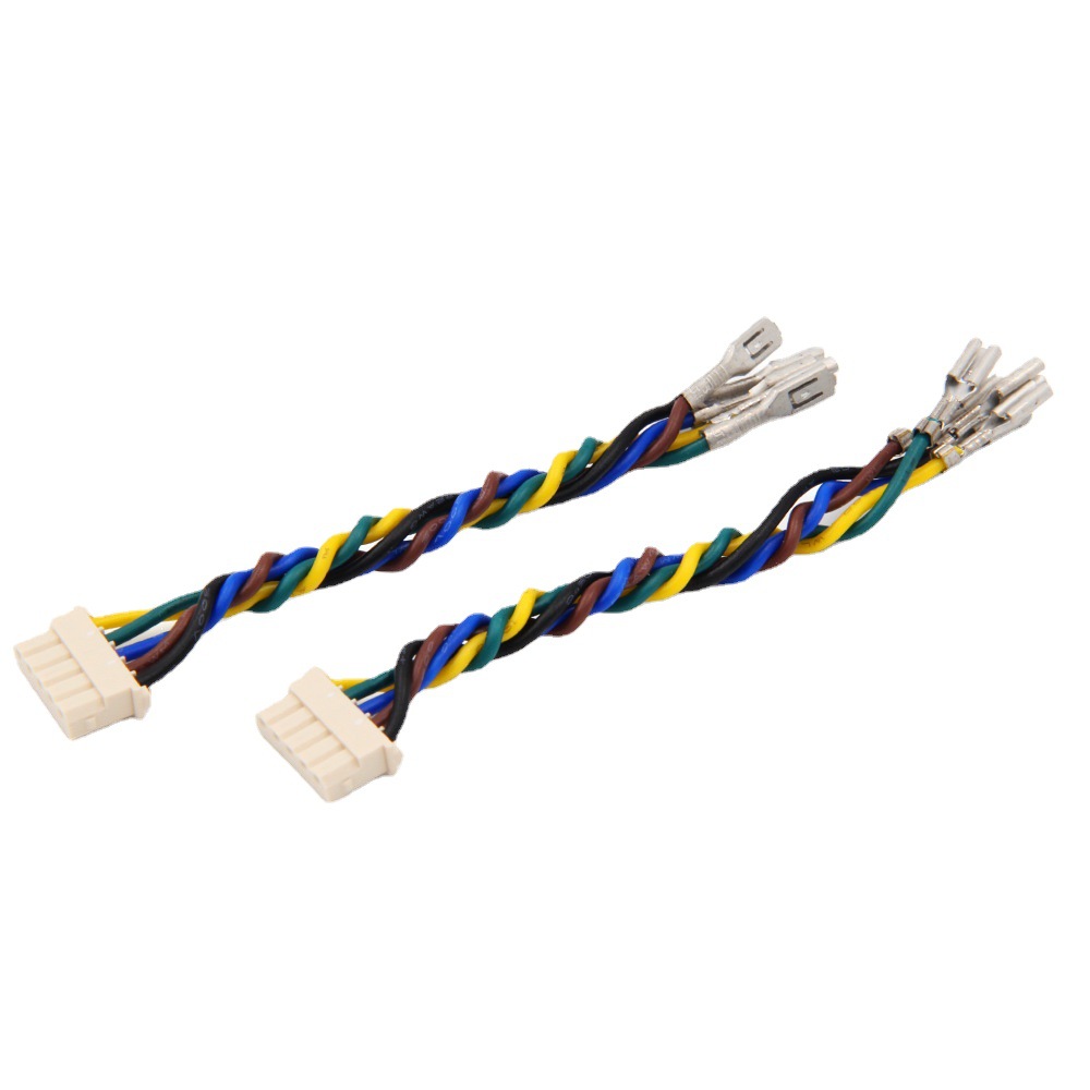 5PIN 250端子双绞线 排线电子线 彩色线束 储能新能源线束绞线厂