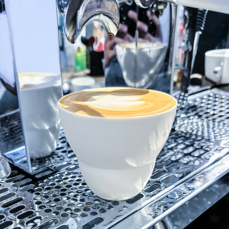 Danish commercial coffee cup handmade ceramic Garland Cup Internet celebrity product Italian concentrated mug latte White Cup