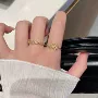 新款满钻小众开口指环