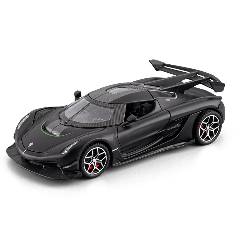 1: 32 Koenigsegg aleación modelo de coche deportivo Echo sonido y luz juguetes para niños Superrunning tema de bar exhibición de escritorio