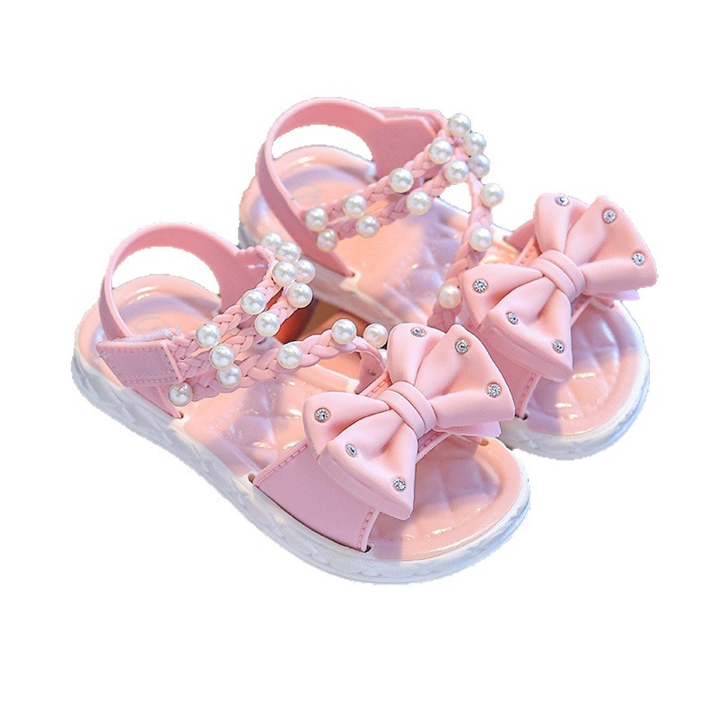 Sandalias de niñas nuevas fábricas de verano para exportación de comercio exterior comercio electrónico pequeñas y medianas niñas niñas niñas sandalias princesas