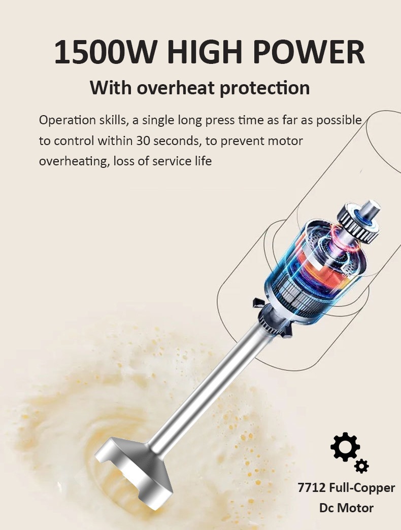 外贸SOKANY02020搅拌棒多功能料理机果汁机粉碎棒HAND BLENDER