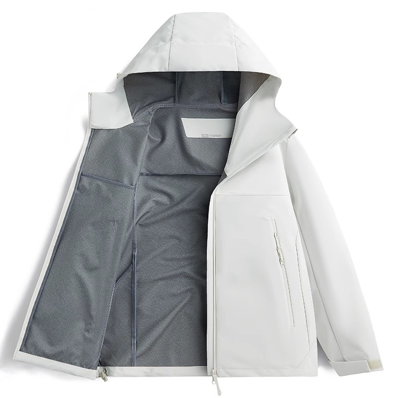 Men's and women's early spring 2025 new outdoor windproof single-layer waterproof coat high-end mountaineering suit customization