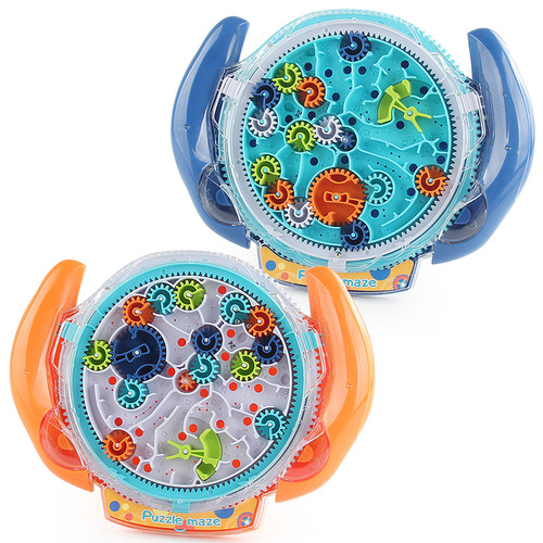 Children's Educational STEM Toys Gear Maze Ball 3D Stereo Maze Plate 24 Levels Brain Teaser Maze Fun Toy