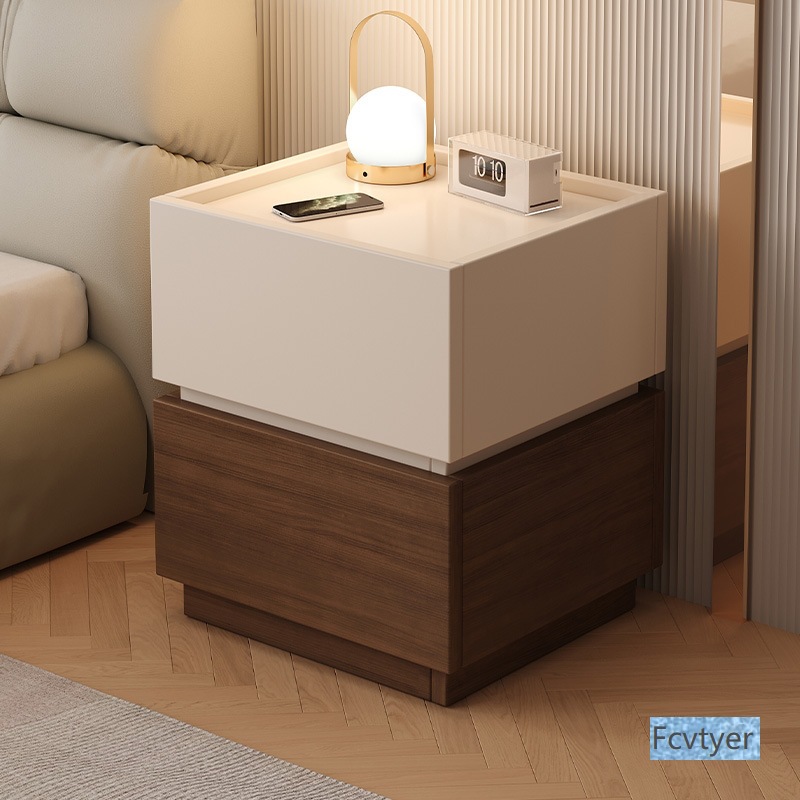 Bedside Table for Home Use, Italian Minimalist Storage, Free Combination Cabinet, Trendy Sofa Side Table, Bedroom Bedside Cabinet