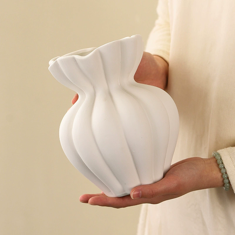 Новая китайская ваза с кручением в стиле Современная минималистская легкая роскошная еда премиум-класса