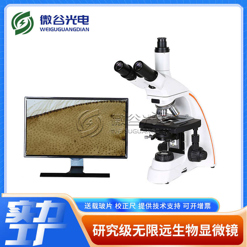 高端研究级无限远生物显微镜 三目数码生物显微镜 计数显微镜SW27